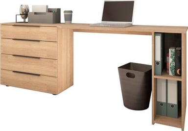 ESCRITORIO MODERNO GARCÍA DUNA LARGO 196CM - 2