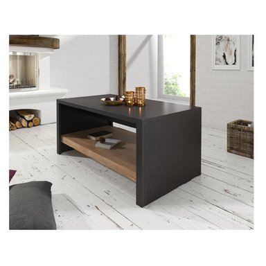 MESA DE CENTRO TU MESITA EHEL COLOR MARRÓN/NEGRO - 2