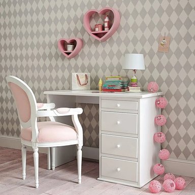 ESCRITORIO BELANOVA BLANCO 4 CAJONES 105 CM - 2