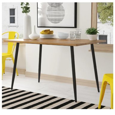 MESA DE COMEDOR PRÁCTICA TU MESITA MERCURY COLOR MARRÓN - 2