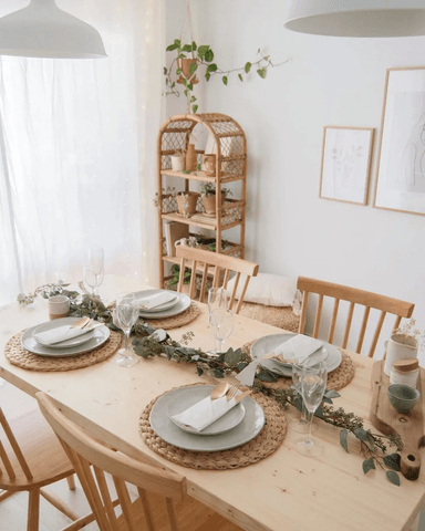 MESA DE COMEDOR RULI MARRÓN PASTEL 140CM - 3
