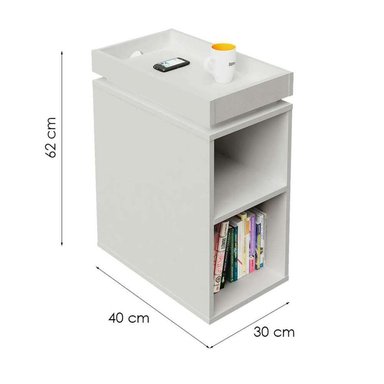 MESA AUXILIAR MULTIUSOS GÉMINIS COLOR NEGRO TU MESITA - 2
