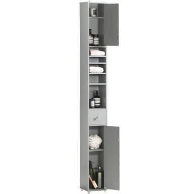 MUEBLE AUXILIAR DE BAÑO ROSSY COLOR GRIS TU MESITA - 3