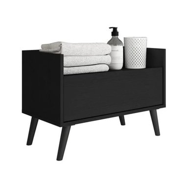 MUEBLE DE BAÑO STELLA COLOR NEGRO 1 CAJÓN TU MESITA - 2