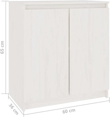 APARADOR CLÁSICO 2 PUERTAS GLORIA COLOR BLANCO TU MESITA - 3