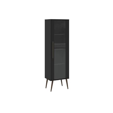 VITRINA MULTIUSOS TU MESITA PERSIA COLOR NEGRO 1 PUERTA - 2