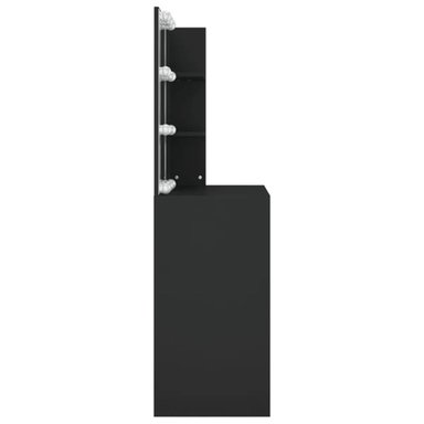 TOCADOR MODERNO MISTI CON FOCOS LED COLOR NEGRO TU MESITA - 3