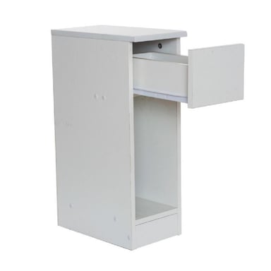 VELADOR CLÁSICO CHANTAL TU MESITA MELAMINA 18MM COLOR BLANCO 1 CAJÓN - 3