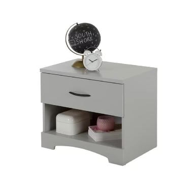 VELADOR MESA DE NOCHE ROCHA TU MESITA MELAMINA 18MM MARRÓN 1 CAJÓN - 2