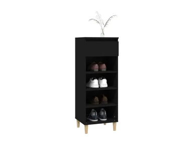 ZAPATERA MULTIUSOS BETTY COLOR NEGRO TU MESITA 1 CAJÓN - 3