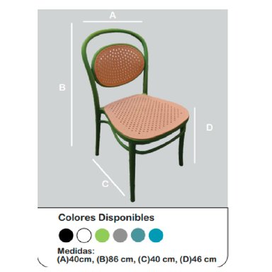 SILLA CONTEMPORÁNEA AMAUTA MULTICOLOR TU MESITA - 2