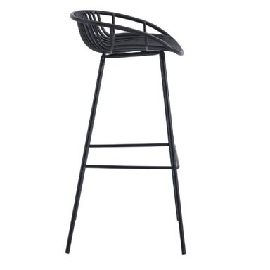 BANCO ALTO MODERNO LIZARD COLOR NEGRO TU MESITA - 3