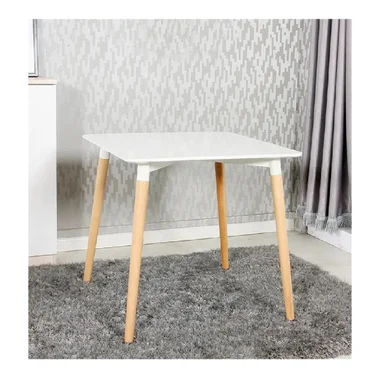 MESA PRÁCTICA DE COMEDOR ALANIS CUADRADA COLOR BLANCO TU MESITA - 1