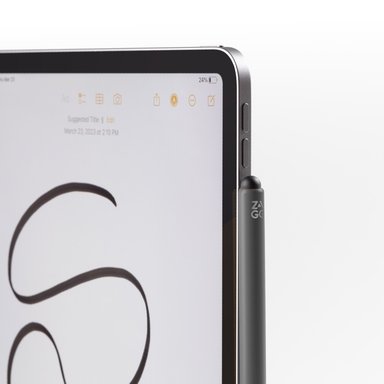 LÁPIZ ZAGG STYLUS PRO 2 IPAD CON CARGA INALÁMBRICA - GRIS - 5