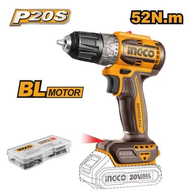 KIT BRUSHLESS SIERRA CIRCULAR INGCO + ATORNILLADOR 20V + BATIDORA + 2 BATERÍAS 4.0AH Y 2.0AH COSLI240583 - 4