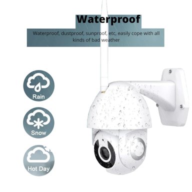 CÁMARA SEGURIDAD EWTTO ET M5396 INTELIGENTE EXTERIORES O INTERIORES HD 360° HASTA 128 GB NO INCLUYE EL MICRO SD - 2