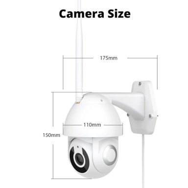 CÁMARA SEGURIDAD EWTTO ET M5396 INTELIGENTE EXTERIORES O INTERIORES HD 360° HASTA 128 GB NO INCLUYE EL MICRO SD - 3