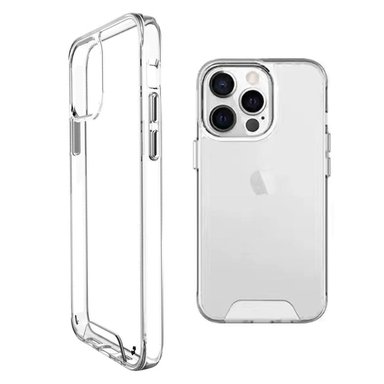CASE IPHONE 15 PRO SPACEAID TRANSPARENTE COMPATIBLE CON ANTISHOCK SPACE - 1
