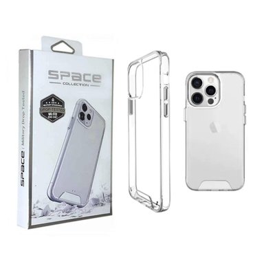 CASE IPHONE 15 PRO SPACEAID TRANSPARENTE COMPATIBLE CON ANTISHOCK SPACE - 3