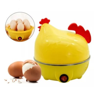 MÁQUINA HERVIDOR DE HUEVOS DISEÑO GALLINA 7 HUEVOS ELÉCTRICO - 1