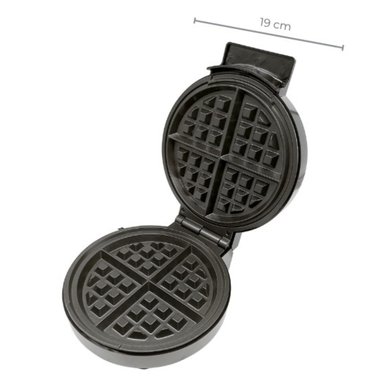 WAFLERA BOSKKO ANTI-ADHERENTE 4 PORCIONES DIÁMETRO DE LA BASE DE 19 CM NEGRO - 5