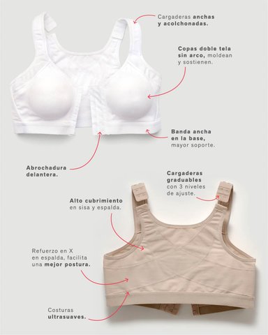 BRASIER SIN ARCO MULTIBRA CON BROCHE DELANTERO - 5