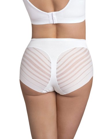 CALZÓN FAJA CLÁSICO CON BANDAS DE TUL - 2