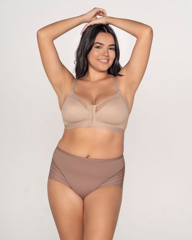 CALZÓN FAJA CLÁSICO CON BANDAS DE TUL - 3
