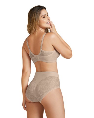 CALZÓN FAJA CLÁSICO INVISIBLE CON TRANSPARENCIAS - 4