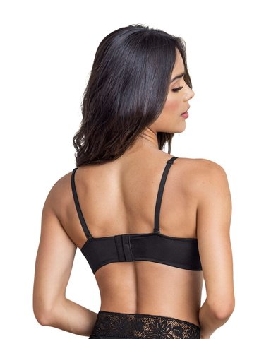 BRASIER COPA LISA CON ARCOS Y REALCE INCORPORADO - 2