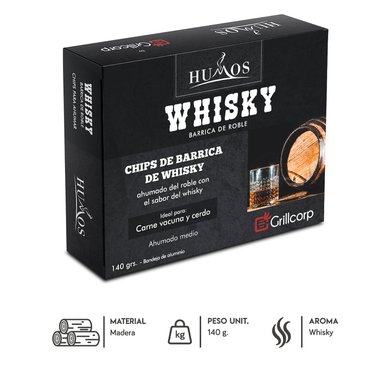 ASTILLAS DE BARRICA WHISKY 140GR - 1