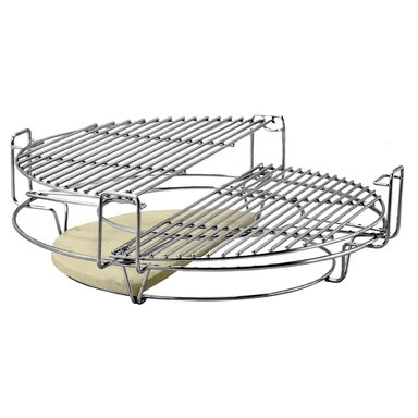 PARRILLA GRILLCORP 2 EN 1 SISTEMA KAMADO 18 PULGADAS - 2