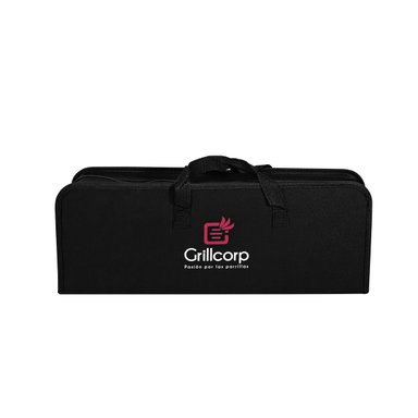 SET ACCESORIOS PARRILLA GRILLCORP 2017246 ACERO PROFESIONAL UTENSILIOS PARRILLEROS 6 PIEZAS - 2