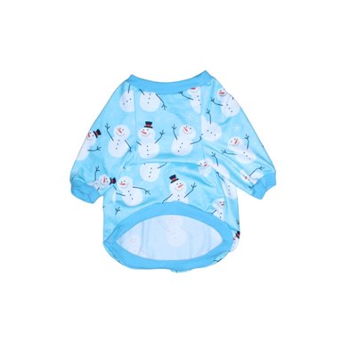 POLERA ALGODÓN PERRO Y GATO LETIF PET SHOP SNOW TALLA 0 - 4