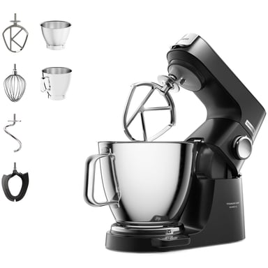 BATIDORA KENWOOD TITANIUM CHEF BAKER XL KVL85.004BK DUOBOWL BLACK - 1