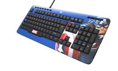 TECLADO XTECH XTK-M401CA EDICIÓN CAPITAN AMÉRICA - 3