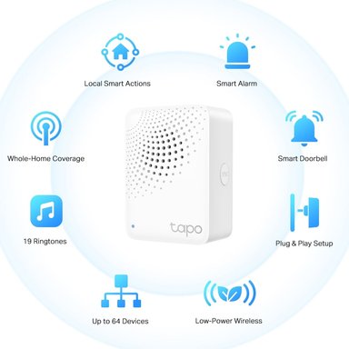 HUB TP-LINK H100 INTELIGENTE ALARMA TAPO - 2