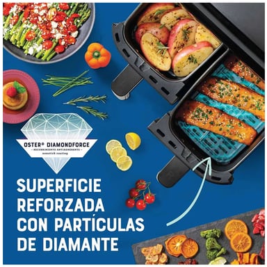 FREIDORA DE AIRE DUAL OSTER® DIAMONDFORCE CKSTAF7MCDDF - 6