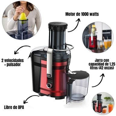 EXTRACTOR DE JUGOS OSTER 1000WATTS - FPSTJE318R - 4