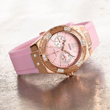 RELOJ GUESS MUJER ANÁLOGO U1053L3 ROSA - 2