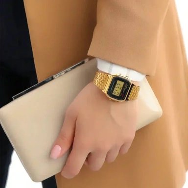 RELOJ CASIO DORADO VINTAGE A159WGEA-1 UNISEX - 3
