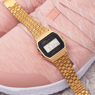 RELOJ CASIO DORADO VINTAGE A159WGEA-1 UNISEX - 7