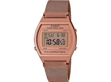 RELOJ CORREA TIPO MALLA CASIO B640WMR-5A VINTAGE - 1