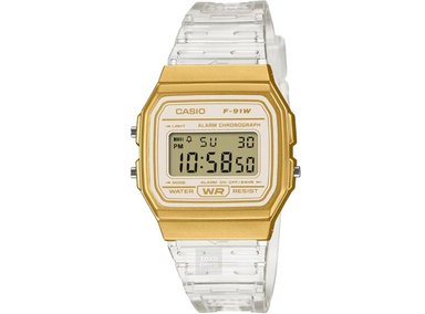 RELOJ TRANSPARENTE CASIO F-91WS-7A2 VINTAGE - 1