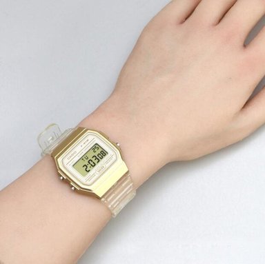 RELOJ TRANSPARENTE CASIO F-91WS-7A2 VINTAGE - 2