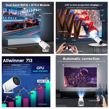 PROYECTOR HY300 PRO SMART 4K ANDROID 13 WIFI BLUETOOTH - 5