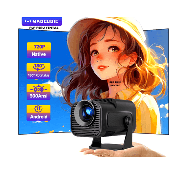 PROYECTOR HY320 MINI SMART 4K ANDROID11 WIFI BLUETOOTH - 1