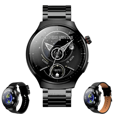 SMARTWATCH OPLP HW6 MAX NEGRO AMOLED 3 CORREAS GAMA ALTA - 1