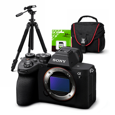 CÁMARA SONY ALPHA A7 IV FULL FRAME MIRRORLESS CUERPO SOLO + KIT DELUXE - 1