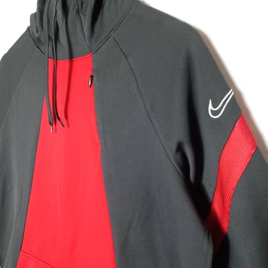 CASACA ALGODÓN HOMBRE NIKE GRIS OSCURO DRI-FIT DEPORTIVO - 2